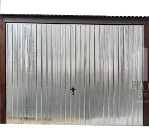 GARAŻ BLASZANY 3m x 6m pion - spad tył Brama uchylna - Ocynk ID398 3x6 