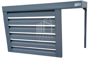 Osłona klimatyzatora - pompy ciepła 80x40x70 cm antracyt - niepełna zabudowa ID456