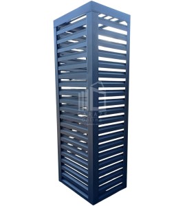 Osłona pompy ciepła 70x50x200 cm antracyt Zabudowa ID857