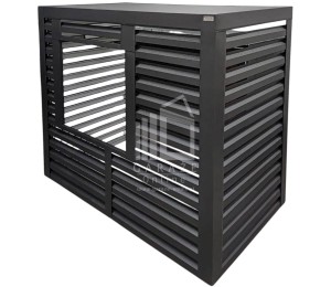 Osłona Pompy Ciepła 120x60x150cm Antracyt Zabudowa ID910
