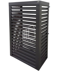 Osłona pompy ciepła 100x50x210 cm antracyt ID930