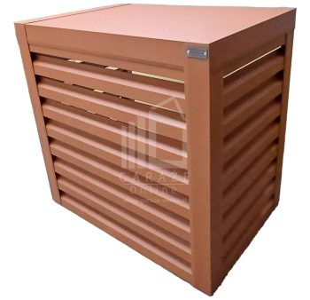 Osłona klimatyzatora - pompy ciepła 100x50x110 cm jasny brąz ID467