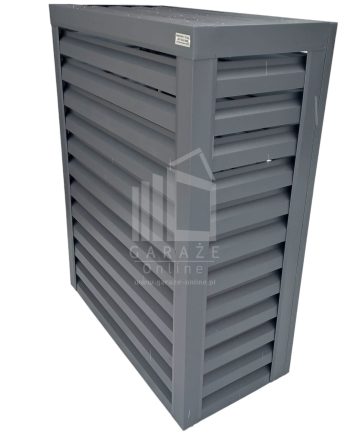 Osłona pompy ciepła 90x40x140 cm antracyt ID480
