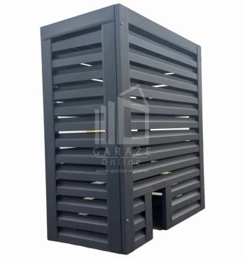 Osłona pompy ciepła 110x50x150 cm antracyt ID489