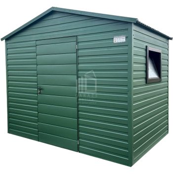 Schowek - Domek ogrodowy 3x2m - drzwi - okno -  zielony - dach dwuspadowy ID780
