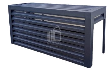 Osłona Klimatyzatora 100x50x60cm Antracyt - Zabudowa Klimatyzacji  ID854