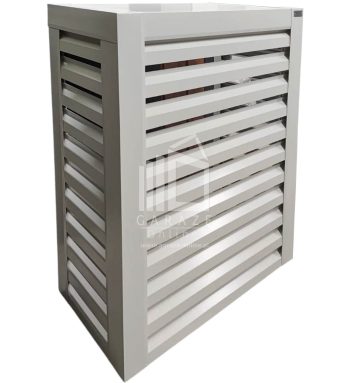 Osłona klimatyzatora – pompy ciepła 100x40x150 cm biały ID1145